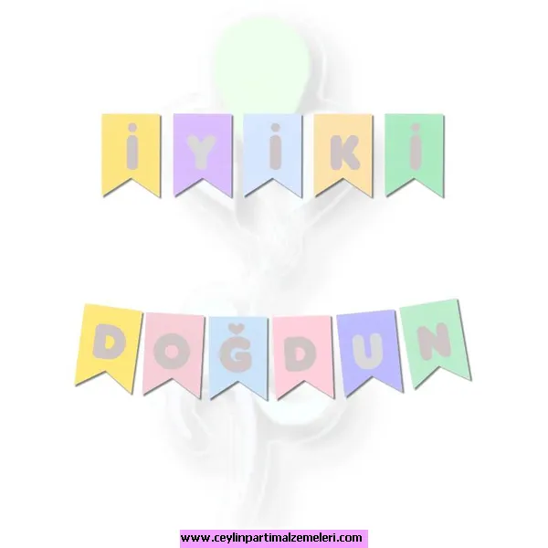 Makaron-Gümüş İyi Ki Doğdun